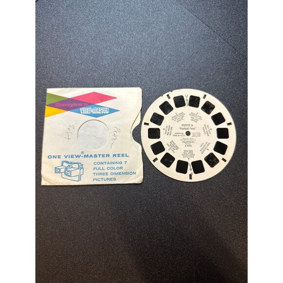 1959 View-Master Popeye 3-Reel Set w/ Booklet B5271-73 - Picture 10 of 10